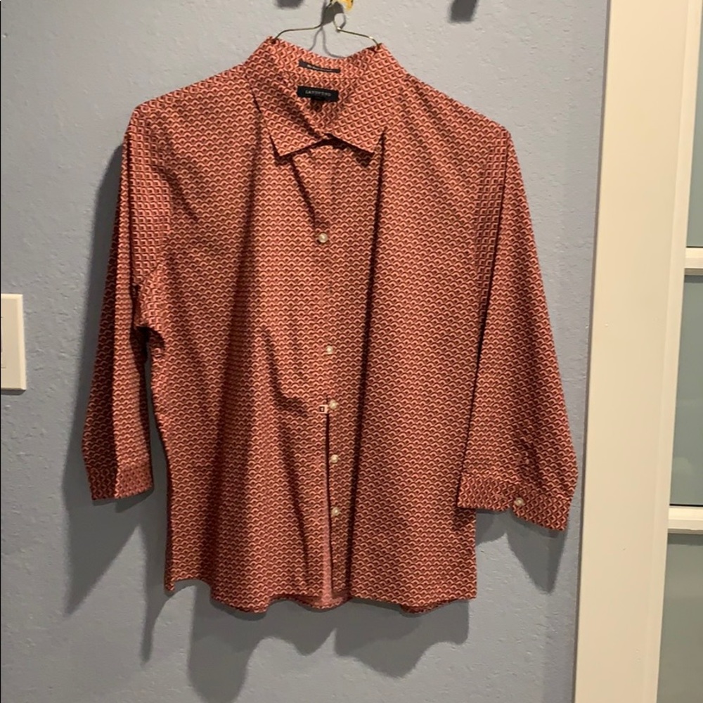 3/4 sleeved Women’s button down top